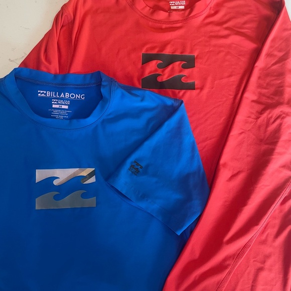 Lot of 2 Billabong Rash-guards Size 16/ UVA/UVB - Picture 2 of 11